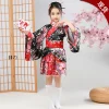 kimono japonais yukata geisha pour enfants, robe de soirée, kimono traditionnel vintage avec obi, nouveauté, costume de cosplay pour filles, peignoir