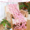 guirlande de fleurs artificielles de cerisier sakura, 180cm, fausses plantes en soie, vigne, ornement d'arc de mariage, décoration de fête de jardin pour la maison