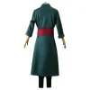 costume de cosplay roronoa pour hommes et femmes, tenues d'halloween, kimono, cape, ceinture, costume complet pour comic con