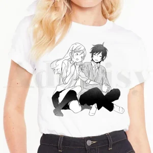 Horimiya-T-shirt à manches courtes pour femme, dessin animé, vintage, harajuku, Hori San To ata yamura Kun