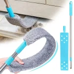 Vadrouille de nettoyage domestique Duster ; Poignée extensible pour brosse de chevet ; Outil de nettoyage de canapé ; Idéal pour le dépoussiérage