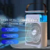Xiaomi 3-en-1 ventilateur Portable climatiseurs ventilateur avec veilleuse LED ménage petit refroidisseur d&rsquo;air pour bureau maison ventilateur réglable