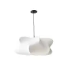 lampe à suspension japonaise en soie wabi sabi, lampe artistique unique pour salle à manger, chambre à coucher, salon, salon de thé