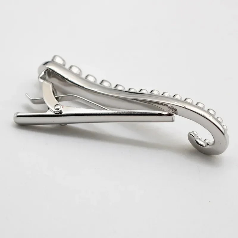 pieuvre personnalisée pour hommes et femmes, clip simple, léger, plat, formel, trempé, banquet, accessoire d'affaires, mode haut de gamme, adapté aux deux pieuvre personnalisée pour hommes et femmes, clip simple, léger, plat, formel, trempé, banquet, accessoire d'affaires, mode haut de gamme, adapté aux deux