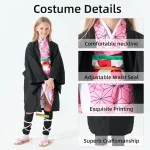 Costumes de tueur tenue Anime Kamado Nezuko Cosplay Costume Kimono démon Nezuko Kimono pour enfants adultes Robe Anime Costume Halloween Costumes de tueur tenue Anime Kamado Nezuko Cosplay Costume Kimono démon Nezuko Kimono pour enfants adultes Robe Anime Costume Halloween