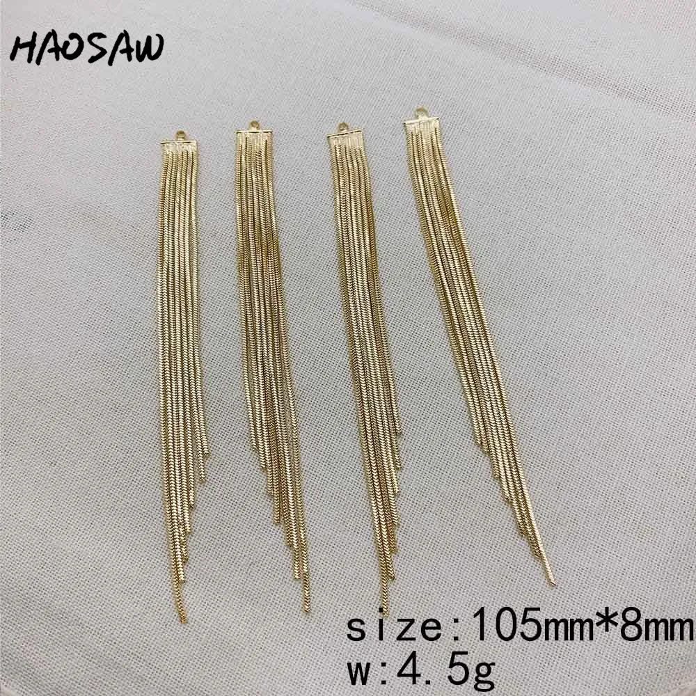 haosaw – lot de 4 pièces, accessoires de bijoux/soudé/boucles d'oreilles diy/chaîne serpent/plaqué or véritable/fait à la main/résultats de boucles d'oreilles haosaw – lot de 4 pièces, accessoires de bijoux/soudé/boucles d'oreilles diy/chaîne serpent/plaqué or véritable/fait à la main/résultats de boucles d'oreilles