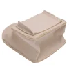 a36t bandeur à main pliable de style japonais imprimé de fleurs de bambou avec sac à dos en feutre, sac de rangement organisateur d'insertion (kaki foncé)