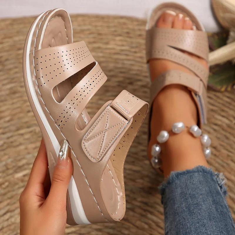 sandales pour femmes 2025 nouvelles chaussures d'été femmes talons sandales pantoufles d'été chaussures femme décontracté chaussures à talons compensés femme sandales pour femmes 2025 nouvelles chaussures d'été femmes talons sandales pantoufles d'été chaussures femme décontracté chaussures à talons compensés femme