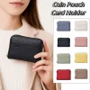 portefeuille court en cuir pu pour filles, pochette pour pièces de monnaie japonaise, plusieurs fentes pour cartes, couleur unie, grande capacité, porte carte d'orgue, cadeau