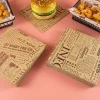papier d'emballage alimentaire, 100 pièces, papier prévient huile verde, jxsandwich, hamburger, frites, outil de cuisson