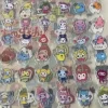 8 pièces japonais anime tamagotchi style pixel graph coupe film autocollant bureau coque de téléphone décoration compte à main bricolage accessoire jouet
