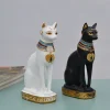décoration de maison chat ornement chat égyptien figurine statue décoration vintage chat déesse bastet statue