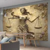 tapisserie de déesse de la justice – art mural moderne pour le style de la maison, parfait pour les salons et les chambres à coucher, design unique