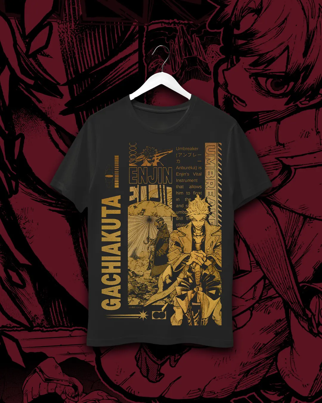 Gachiakuta Rudo Enjin T-shirt imprimé hommes femmes rue surdimensionné Y2k T-shirt japonais Anime Manga Streetwear femme mâle vêtements Gachiakuta Rudo Enjin T-shirt imprimé hommes femmes rue surdimensionné Y2k T-shirt japonais Anime Manga Streetwear femme mâle vêtements