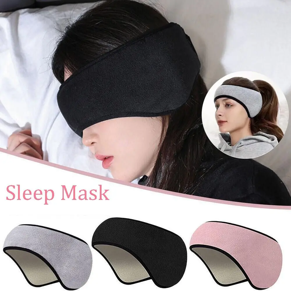 Masque de sommeil réglable à trois couches, cache-oreilles occultants, masques pour les yeux confortables pour dormir, relaxant, suppression du bruit, 1PC Masque de sommeil réglable à trois couches, cache-oreilles occultants, masques pour les yeux confortables pour dormir, relaxant, suppression du bruit, 1PC