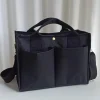 sac à main style coréen pour maman, bandoulière réglable, sac à couches de grande capacité, fourre tout en toile multi compartiments de rue