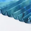 Écharpe en satin élégante et colorée, respirante, douce, teint par nouage, foulard ethnique en polyester, quotidien