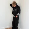 harajuku forever hoodies tracksuit men oversized sweatshirt y2k tops polyester clothes goth couples streetwear men clothing