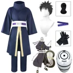 ALI Uchiha Obito Anime Cosplay Costumes Halloween Costumes pour femmes hommes Robe japonaise Kimono Performance Festival