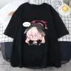 bleu archives koharu chemises 100% coton t shirts occasionnels kawaii personnage anime t shirt manga graphique t shirt été vêtements amples
