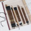 ensemble de pinceaux de calligraphie pour peinture chinoise professionnelle, pinceau d'écriture, cheveux naturels, pinceau d'interconnexion en bambou, 16 pièces, 12 pièces, 9 pièces, 6 pièces