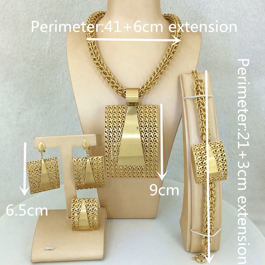 grand pendentif africain de haute qualité, ensemble de bijoux plaqués or, italien et brésilien, dubaï, fhk12864, nouvelle collection 2023 grand pendentif africain de haute qualité, ensemble de bijoux plaqués or, italien et brésilien, dubaï, fhk12864, nouvelle collection 2023