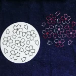 Pochoir Sashiko, motif de broderie Sashiko, motif traditionnel japonais, moule de point de couette, fleur de cerisier, motif de dessous de verre Pochoir Sashiko, motif de broderie Sashiko, motif traditionnel japonais, moule de point de couette, fleur de cerisier, motif de dessous de verre