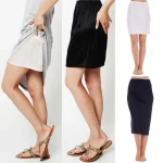 Jupon en Satin pour Femme, Sous-jupe, Lingerie