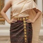 Ceinture classique de Style ethnique en argent, chaîne de taille en métal traditionnelle malaisienne ajourée, ceinture dorée thaïlandaise, accessoires de Costume Ceinture classique de Style ethnique en argent, chaîne de taille en métal traditionnelle malaisienne ajourée, ceinture dorée thaïlandaise, accessoires de Costume