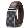 ceinture automatique pour hommes ceinture à boucle réglable en cuir véritable ceinture de style équipement noir/marron ceinture pour hommes d'affaires décontractée de haute qualité