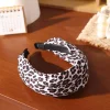 nouveau bandeau large coréen tempérament élégant léopard bandeau y2k lavage du visage femmes cerceau de cheveux dames/filles