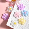cabochons à dos plat en résine pour épingle à cheveux, scrapbooking, bricolage, bijoux, artisanat, accessoires de décoration, clair, aucune fleur, 10 pièces