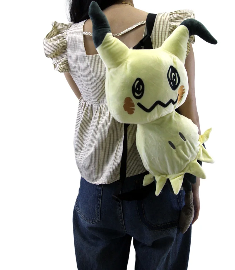 takara tomy sac à dos pokémon mimikyu, cartable d'extérieur, dessin animé amusant, cadeau pour Étudiant, nouvelle collection takara tomy sac à dos pokémon mimikyu, cartable d'extérieur, dessin animé amusant, cadeau pour Étudiant, nouvelle collection