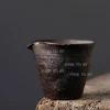 tasse à thé en poterie brute de style japonais wabi sabi, tasse à thé rétro créative, tasse à thé pu erh