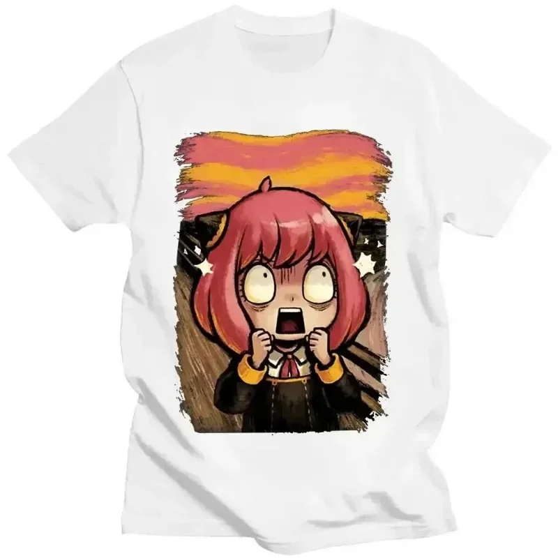 t shirt estival et esthétique rétro pour femme, espion x, famille anya forger, graphique, japonais, harajuku t shirt estival et esthétique rétro pour femme, espion x, famille anya forger, graphique, japonais, harajuku
