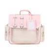 Cartable japonais pour jeunes filles, sac de livre portatif, sac à dos Kawaii, sac d&rsquo;uniforme JK, sac anti-douleur, sacs à bandoulière de grande capacité, sacs Ita