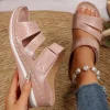 sandales pour femmes 2025 nouvelles chaussures d'été femmes talons sandales pantoufles d'été chaussures femme décontracté chaussures à talons compensés femme
