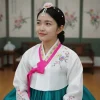 bandeau coréen à fleurs classiques en perles, hanbok traditionnel, coiffure avec pompons, cerceau pour cheveux de danse sur scène, hanfu