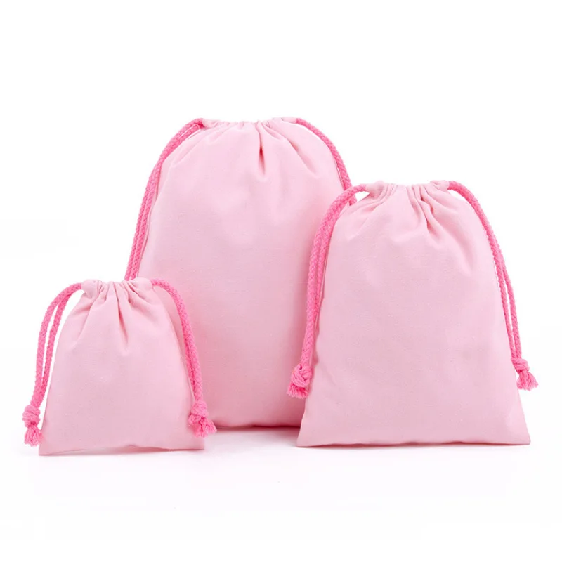 sacs à cordon en coton, sac de rangement en tissu pour articles divers, bonbons, bijoux, pièces de monnaie, clés, organisateur de maquillage, cosmétiques, poche cadeau à cordon sacs à cordon en coton, sac de rangement en tissu pour articles divers, bonbons, bijoux, pièces de monnaie, clés, organisateur de maquillage, cosmétiques, poche cadeau à cordon