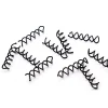 Épingles à cheveux en spirale, pointes rondes anti rayures, épingle à cheveux à vis torsadée pour femmes, style de cheveux pour chignon, bricolage noir, 10 pièces/paquet