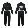 anime kimetsu no yaiba igflats obanai kimono uniform, pruik cosplay, halloween feest