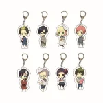Anime bleu exorciste-la nuit bleue Saga- Okumura Rin Okumura Yukio Cosplay Costume porte-clés acrylique porte-clés pendentif porte-clés Anime bleu exorciste-la nuit bleue Saga- Okumura Rin Okumura Yukio Cosplay Costume porte-clés acrylique porte-clés pendentif porte-clés