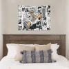 tapisserie murale suspendue en polyester, une pièce, hippie, luffy, anime japonais, boho, couverture, décor de chambre