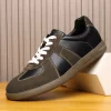 Baskets pour hommes 2025 mode en cuir véritable doux chaussures d&rsquo;entraînement moral décontracté printemps chaussures plates hommes offre spéciale