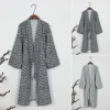 peignoir classique japonais pour hommes, vêtements de nuit, robe kimono, vêtements de nuit en coton, respectueux de la peau, vêtements d'intérieur décontractés, pyjamas