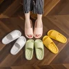 pantoufles d'intérieur pour femmes, chaussures plates d'été, tongs antidérapantes, bain, maison, douces, zapatillas de hombre, nouvelle collection 2023