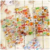 1 pc/4 pièces style japonais kawaii nourriture goutte 3d relief autocollants scrapbooking bricolage journal papeterie journal décor mignon autocollants