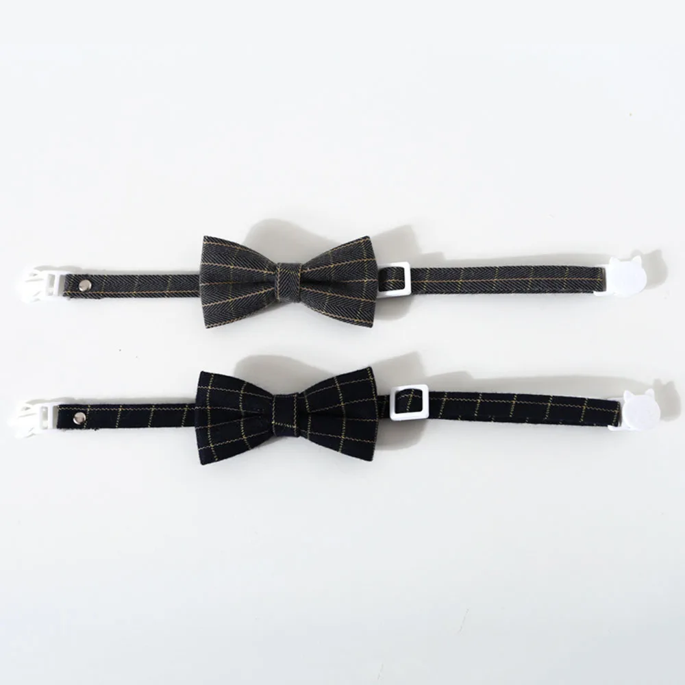 nœud papillon réglable pour animaux de compagnie, costume formel pour chiot, petit chien, collier de toilettage pour chats, accessoires de fête nœud papillon réglable pour animaux de compagnie, costume formel pour chiot, petit chien, collier de toilettage pour chats, accessoires de fête