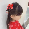 accessoires pour cheveux de fille, pince à cheveux de style chinois, nœud en perles, accessoires pour cheveux d'enfant, coiffure du nouvel an, épingle à cheveux pour bébé