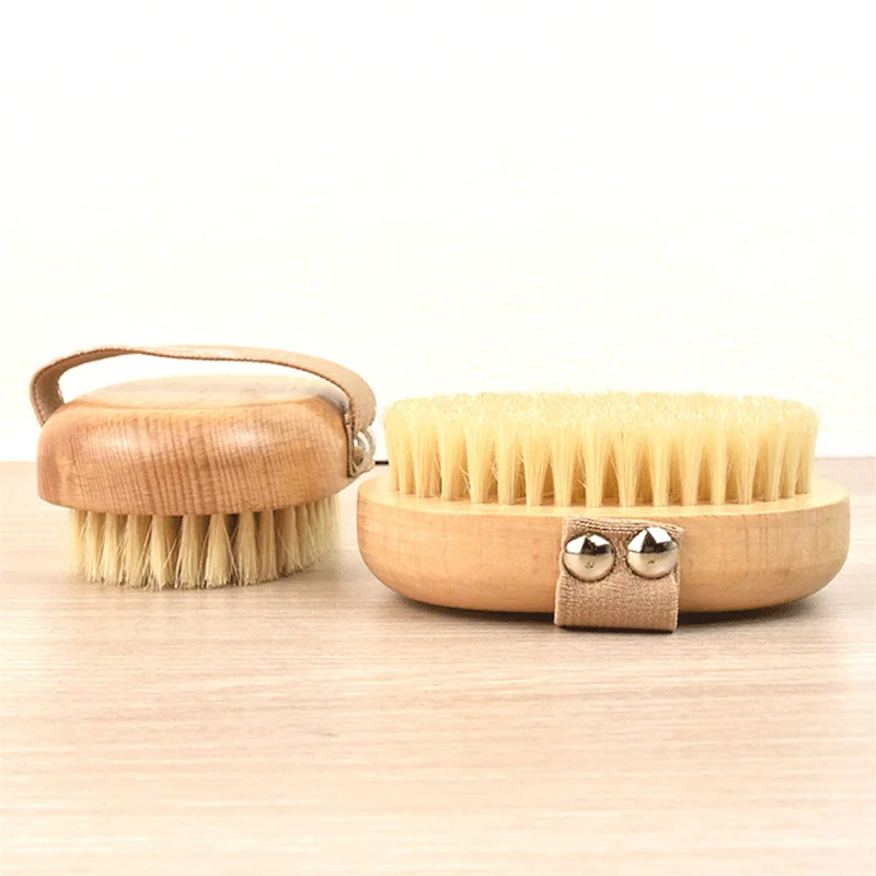 brosse corporelle en bois pour spa, poils de sanglier naturels, peau sèche organique, brosses de douche pour dos humide en bambou, brosse de bain exfoliante brosse corporelle en bois pour spa, poils de sanglier naturels, peau sèche organique, brosses de douche pour dos humide en bambou, brosse de bain exfoliante